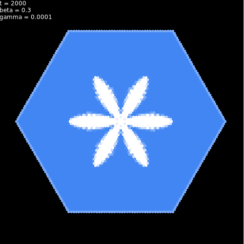 Image de flocon générée