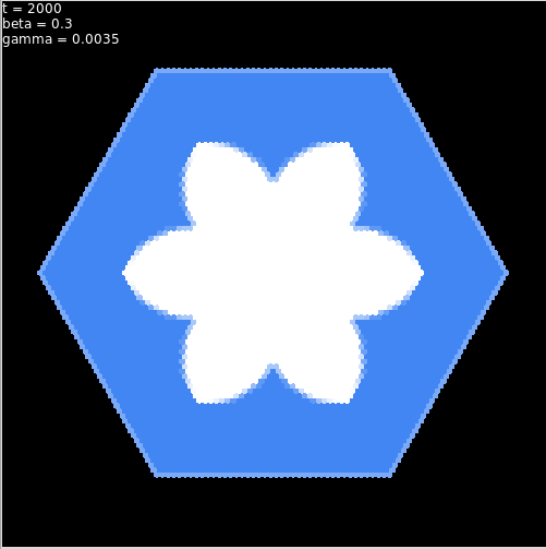 Image de flocon générée