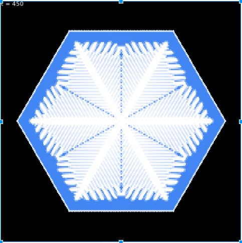 Image de flocon générée