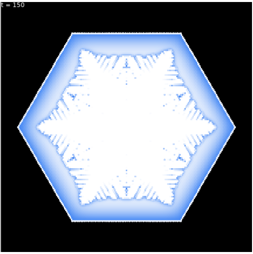 Image de flocon générée